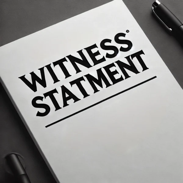 Self-Service Witness Statement Generation Service